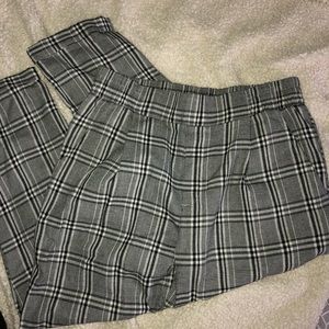 Plaid pants